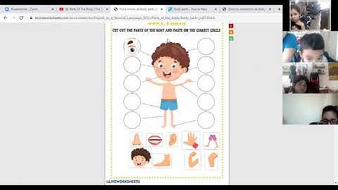 2 "A" LISTENING AND SPEAKING - BODY PARTS (1.1) - JUNE 21ST