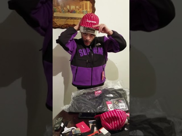 TNF X SUPREME ARC LOGO MOUNTAIN JACKET W/ GORETEX!!!! - YouTube