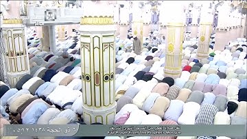 صلاة الفجر للشيخ علي الحذيفي اليوم الإثنين 6 ذو الحجة 1438 - المسجد النبوي - أواخر سورة النمل