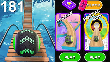 Going Balls Speedrun, Funny Fails Vs Challenge, Portal Run, Race Android, iOS Gameplay 181