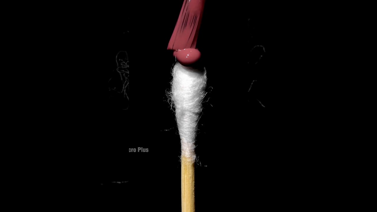 Cotton Bud with Nail Polish 