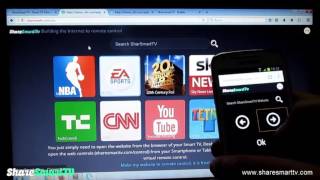 ShareSmartTV Create Smart TV websites controlled from your smartphone