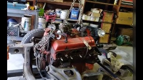 1968 Camaro Engine off Subframe : 96