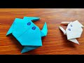 Easy Paper Craft - How to make a paper crab 🦀 origami