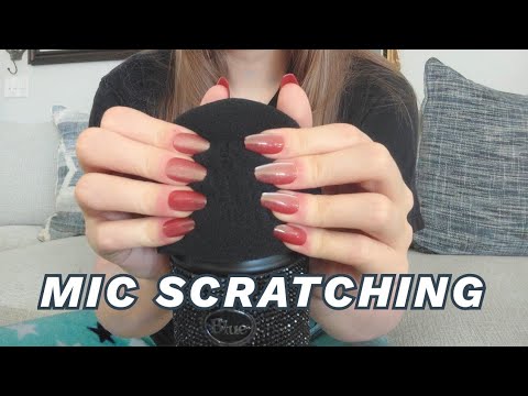 Aggressive and Fast Scratching Foam Mic Cover ASMR (no talking) - YouTube