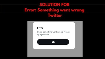 How to Fix "Oops, Something Went Wrong" X (Twitter) Login Error – Quick Solutions!Ask ChatGPT