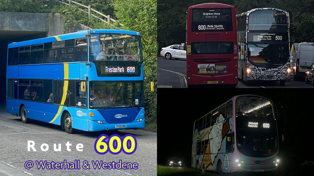 Route 600 Buses around Waterhall & Westdene