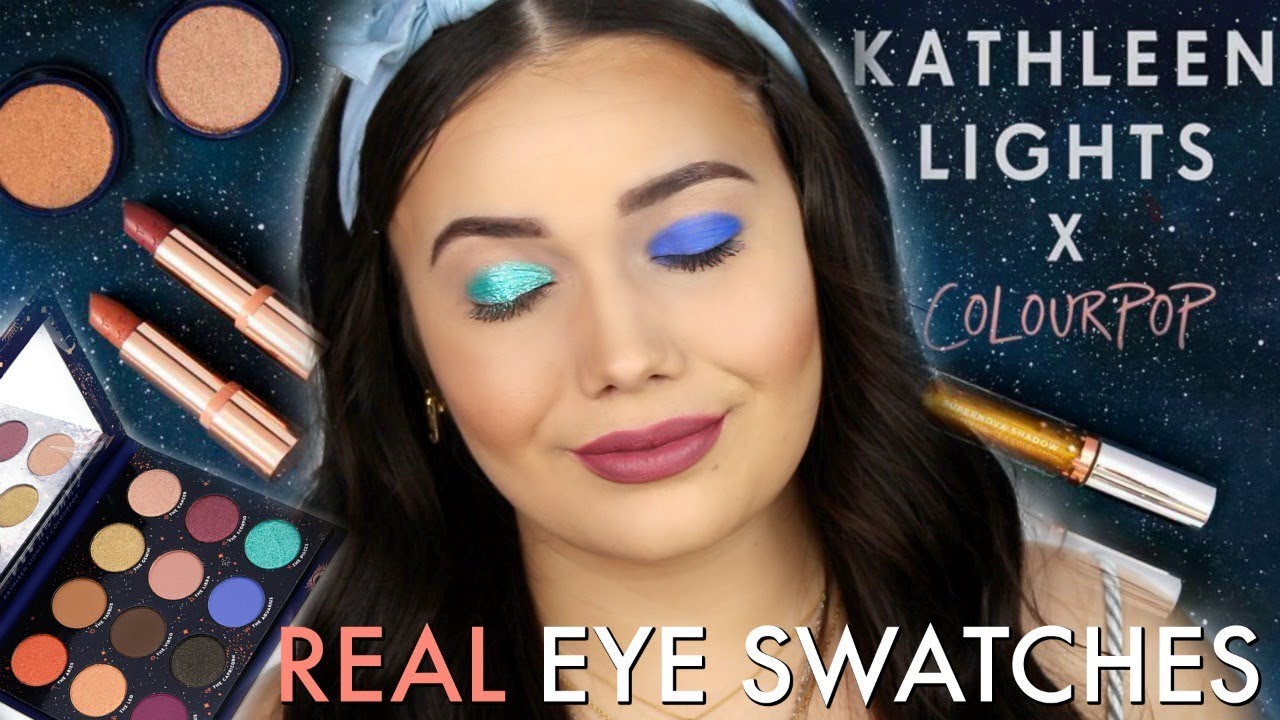 Kathleen Lights x COLOURPOP Zodiac Collection LIVE SWATCHES