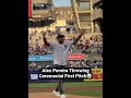 Alex Pereira Throwing Ceremonial First Pitch⚾️