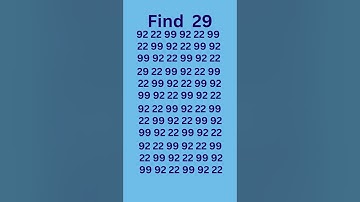 can you find 29 in 5 seconds? #wordpuzzlegame #game #mathematics #mindbendingquiz #puzzle