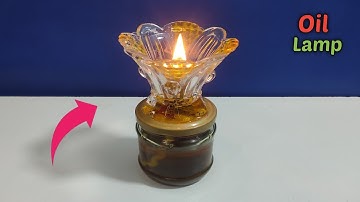 How to Make an Oil Lamp at Home {Easy & Cheap} @TM Makers