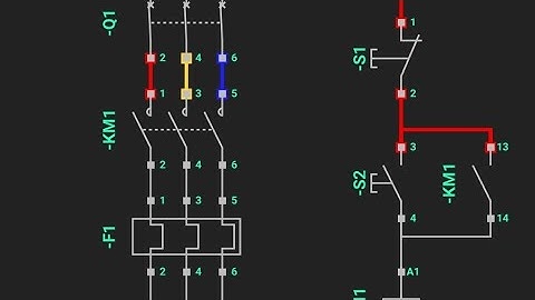 3 Phase Motor Control DOL circuit Using Simurelay App.