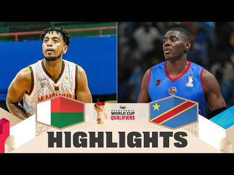 Madagascar 🇲🇬 v Congo DR 🇨🇩 | Highlights | FIBA Basketball World Cup 2027 African Qualifiers