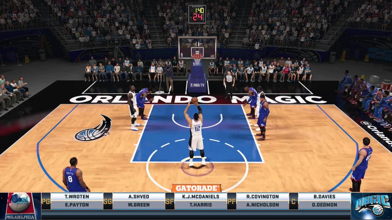 NBA 2K15 Gameplay Philadelphia 76ers Vs Orlando Magic Full Game Xbox nba-2k15-gameplay-philadelphia-76ers-vs-orlando-magic-full-game-xbox
