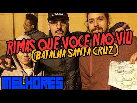 RIMAS FODAS QUE VOCÊ NAO VIU ⚫ BATALHA DO SANTA CRUZ ⚫ HD