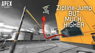 Zipline HYPER Jumping. NEW APEX LEGENDS MOVEMENT TECHNIQUE