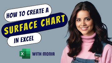 How to create a surface Chart in Microsoft Excel