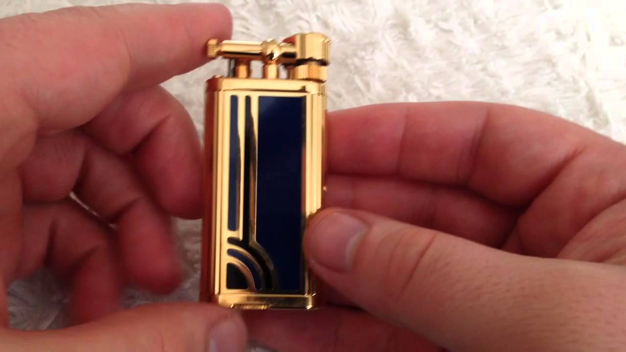Dunhill Unique Luxus Feuerzeug - YouTube