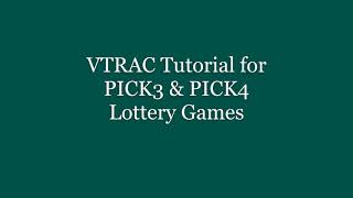 VTRAC Tutorial - Lets Make Billion