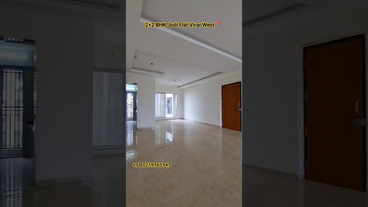 2+2 BHK Jodi Flat Virar West Mein 😍 