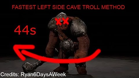 Fastest way to kill cave troll left side on Bard - Dark and Darker