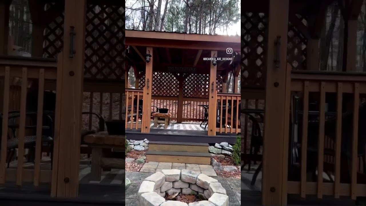 Enjoying the outdoor life.