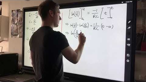 Pure Derivation : Capacitor Discharge