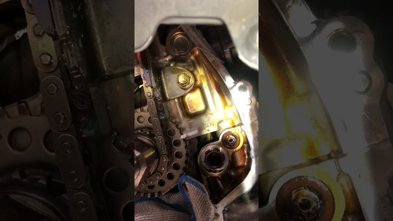 2010 Toyota Highlander 2.7 como cambiar la cadena del tiempo y la bomba del aceite