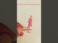 How to draw a hunter and dog with pen #youtubeshorts #drawingpen #drawingtools #quickdraw