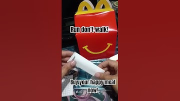 Run to the nearest McDonalds now! #mcdonalds #mcdo #happymeal #hasbro