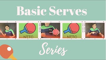 Ep  1: No spin BH & FH Serves | Basic Serves Series