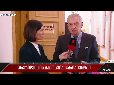 საქართველოს პრეზიდენტის წლიური მოხსენება პარლამენტში - შეფასებები პოლიტიკურ სპექტრში