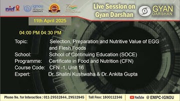 Selection, Preparation and Nutritive Value of EGG and Flesh Foods