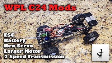 WPL - C24 Budget RC Truck Part 2 - Electronics Install