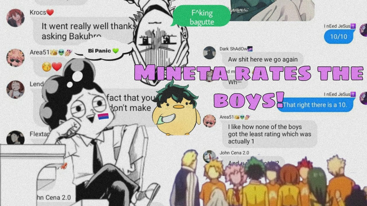 Mineta rates class 1A!😃🍵🍇Pt 2[]collab💜 with @Innocent broccoli girl🥦[] Read pinned comment💅