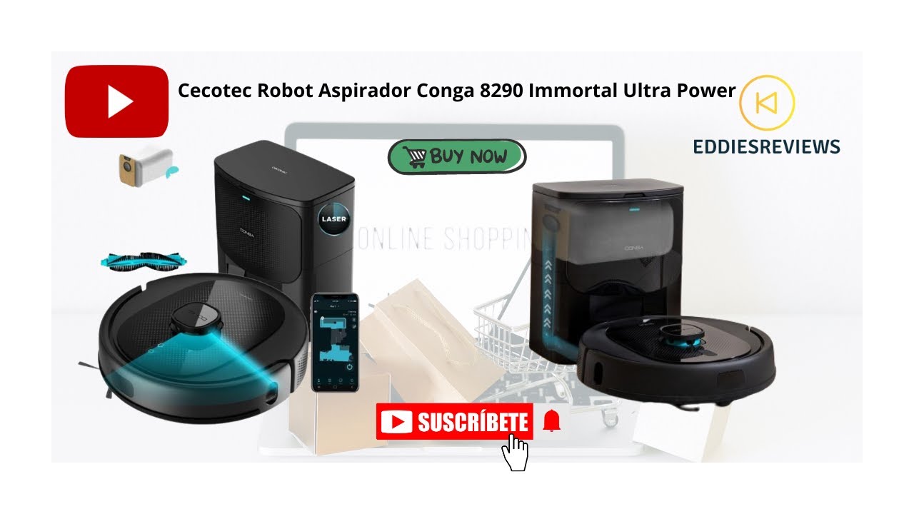 Robot Aspirador Cecotec Conga 8290 Immortal Ultra