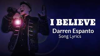 I Believe - Darren Espanto ( Song Lyrics )