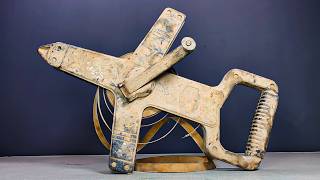 Antique Airplane Measuring Tape Restoration | Rare Tool Brought Back to Life!