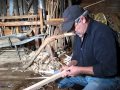 Preparing Wood for Snowshoes at Ross Farm Museum - Part 3 Preparing Wood for Snowshoes at Ross Farm Museum - Part 3