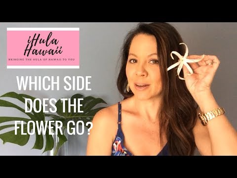 HOW TO WEAR A FLOWER IN YOUR HAIR - HAWAIIAN STYLE