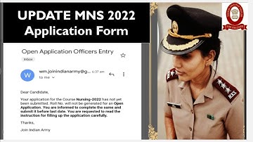 MNS 2022 Application Form Update|| Last Announcement MNS Exam