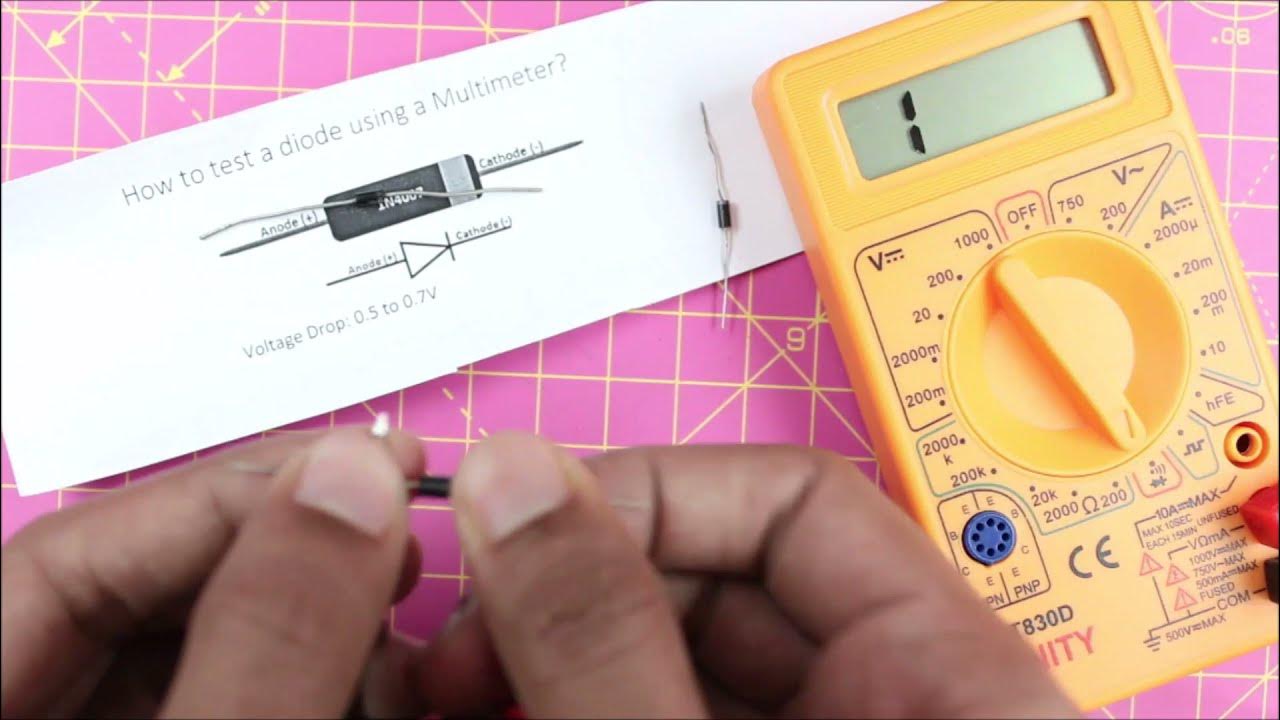 How to Check Diode with Multimeter Simple and Easy Method to Test