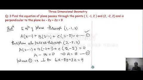 Angle between two Planes (Three Dimensional Geometry)
