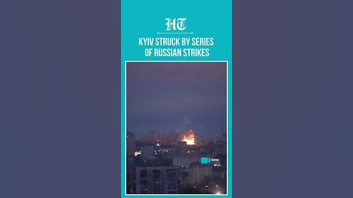 Russian Missiles Hit Kyiv in Quick Succession | Caught on Camera | #shorts