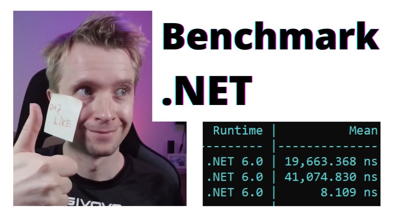 minaturka filmiku na Youtube : Benchmark .NET, Czyli mierzenie wydajności i zużycia pamięci