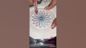 How many circles were drawn? #shorts2024 #spirograph #youtubeshorts #trendingshorts #art #modernart