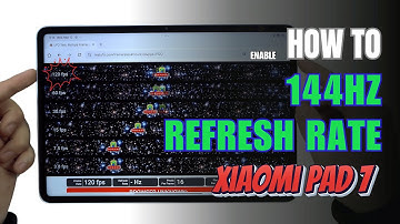 How to change Refresh Rate 144Hz Xiaomi Pad 7