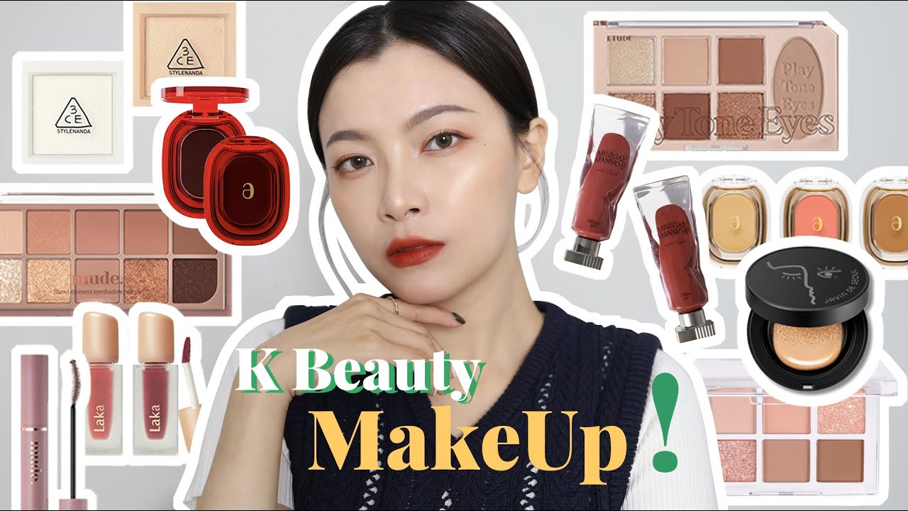韓系小眾彩妝上妝 🌼 ETUDE新品眼頰盤、顏料唇釉、眨眼氣墊、3CE打亮、BBIA春夏眼影｜K-Beauty Makeup｜itsRei