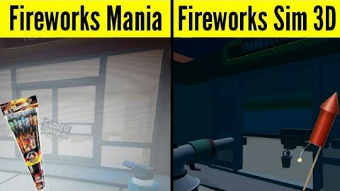 5 differences between Fireworks Mania and Fireworks Simulator 3D that you didn