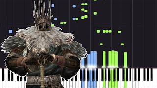 Gwyn, Lord of Cinder - Dark Souls [Piano Tutorial] (Synthesia) // DS Music chords